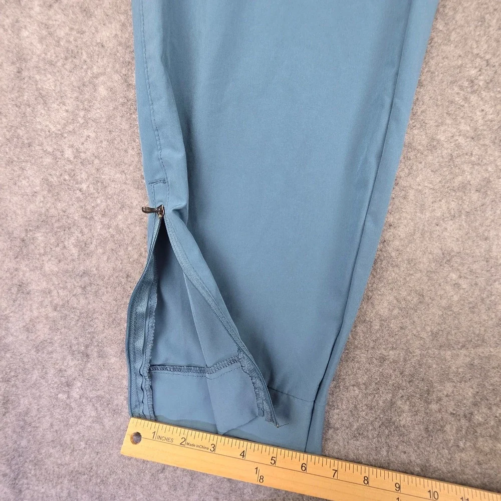 New Balance Track Pants Mens XL Blue Athletic Training Ankle Zip Pockets - Picture 9 of 12